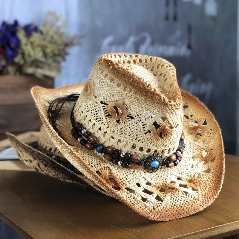 Natural Straw Cowboy Hat