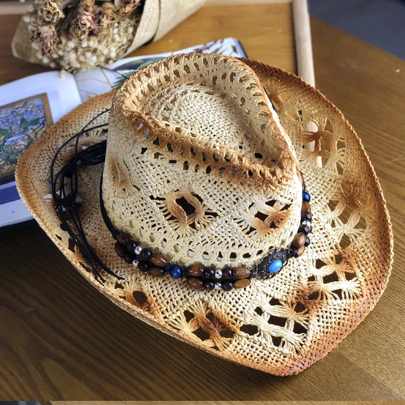 Natural Straw Cowboy Hat