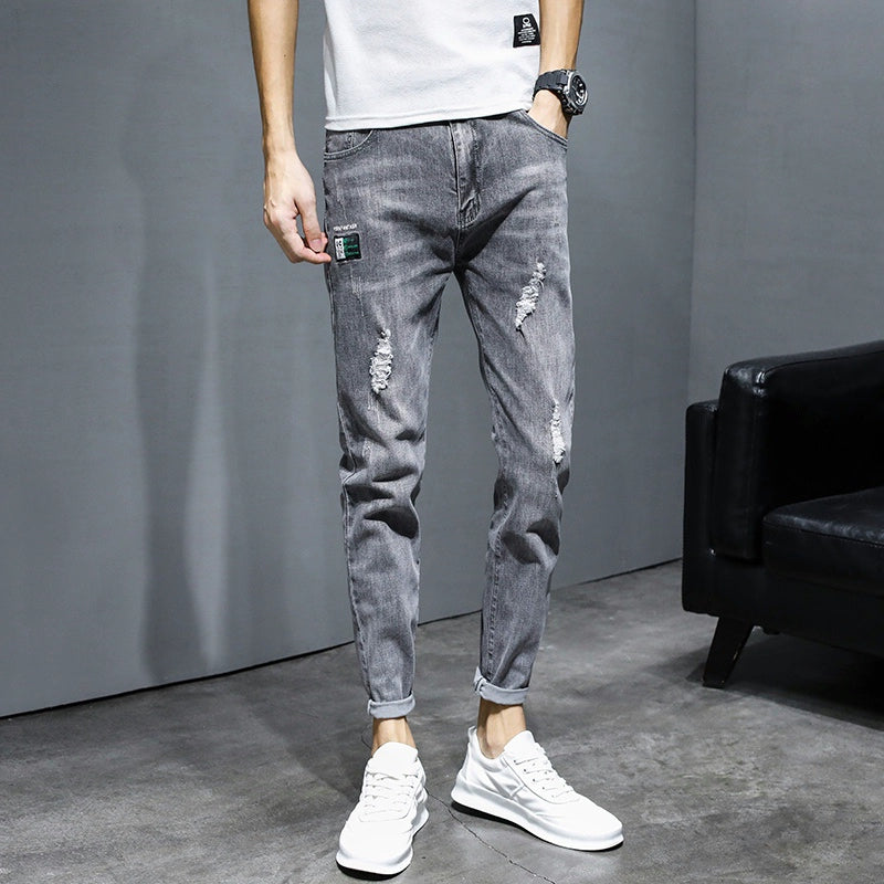 Cropped Slim-Fit  Jeans