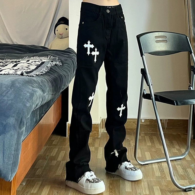 Cross Skinny Style Jeans