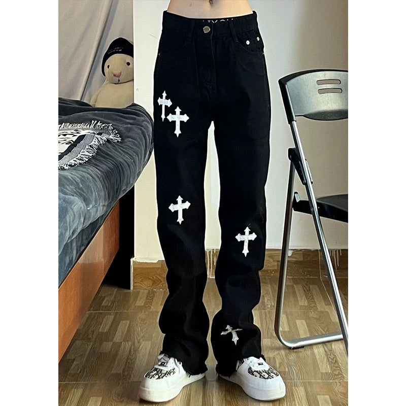 Cross Skinny Style Jeans