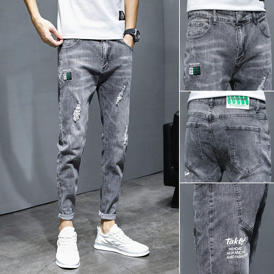 Cropped Slim-Fit  Jeans