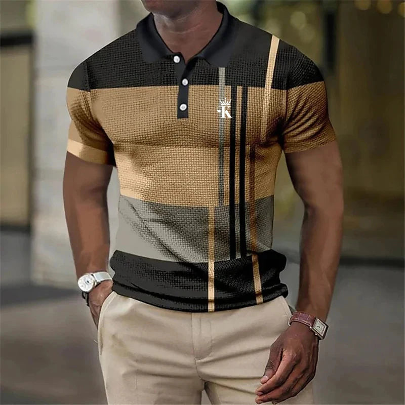 Casual Slim Fit Sport Polo Shirt .