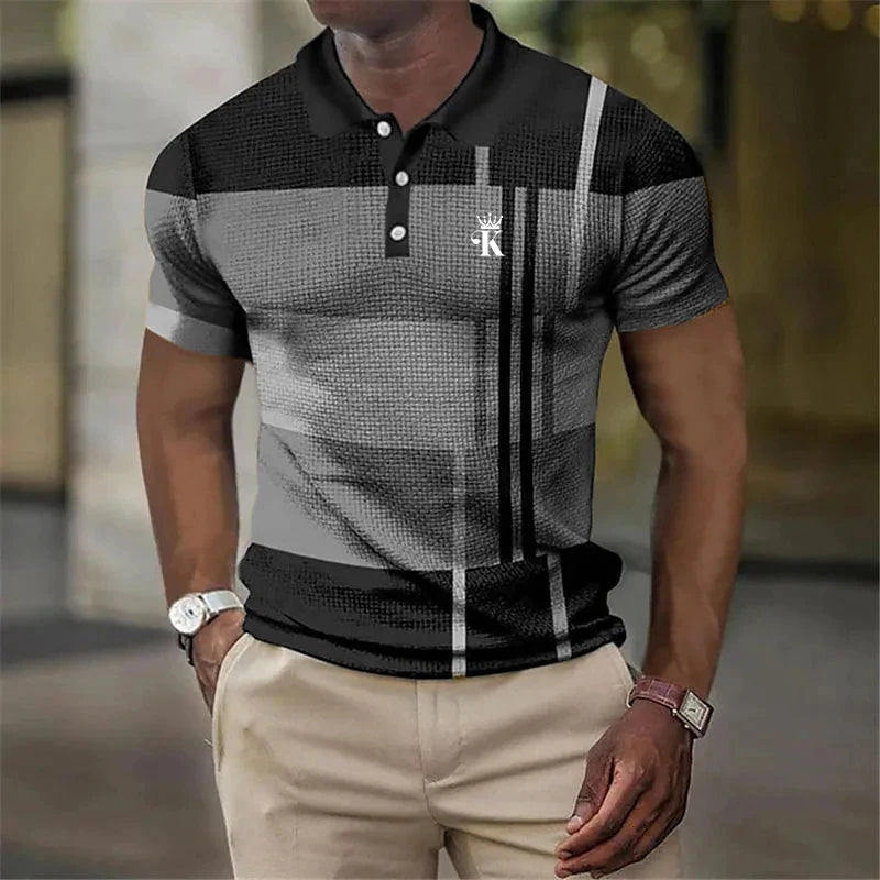 Casual Slim Fit Sport Polo Shirt .