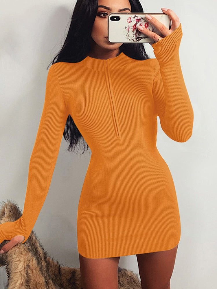 V-Neck Bodycon Dresses