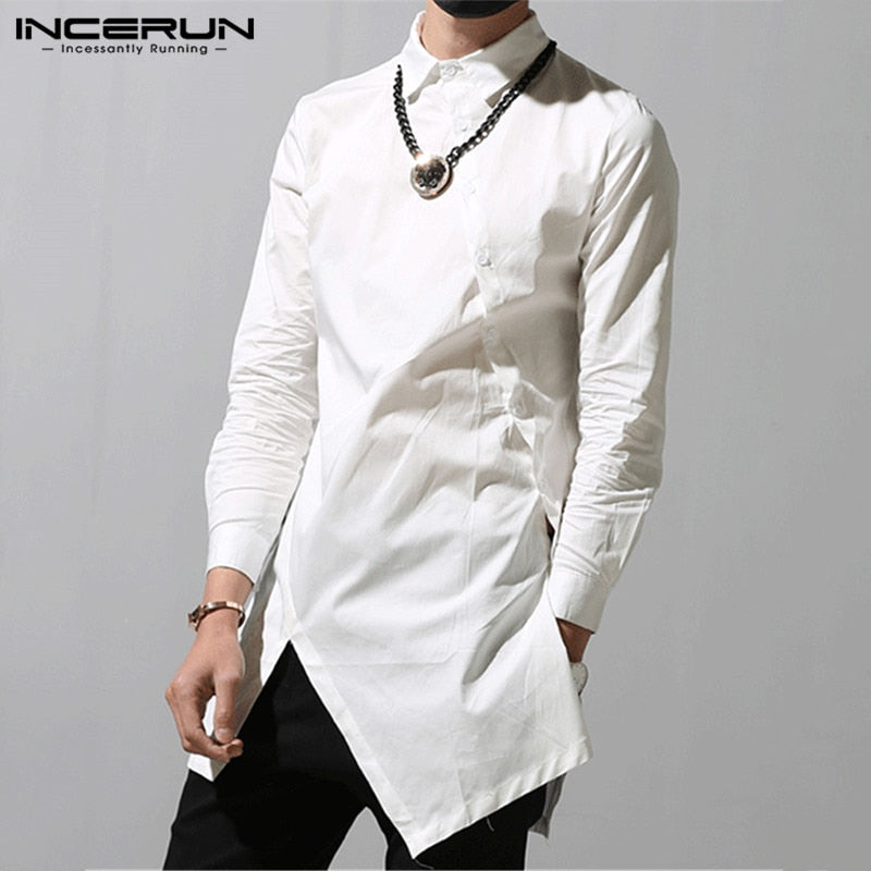 Lapel Button Long Sleeve Shirt