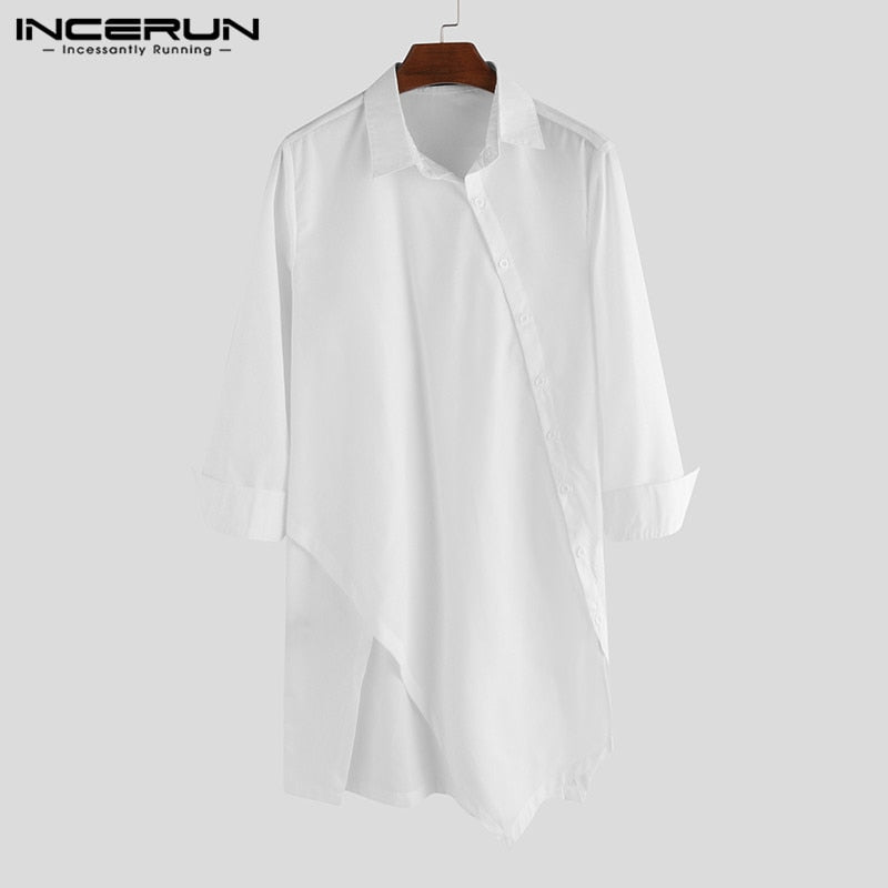 Lapel Button Long Sleeve Shirt