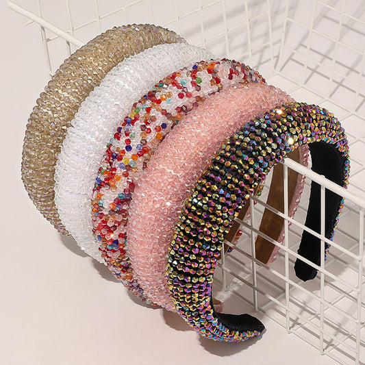 Luxury New Bejeweled Padded Headbands