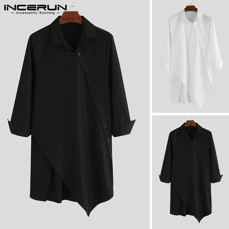 Lapel Button Long Sleeve Shirt