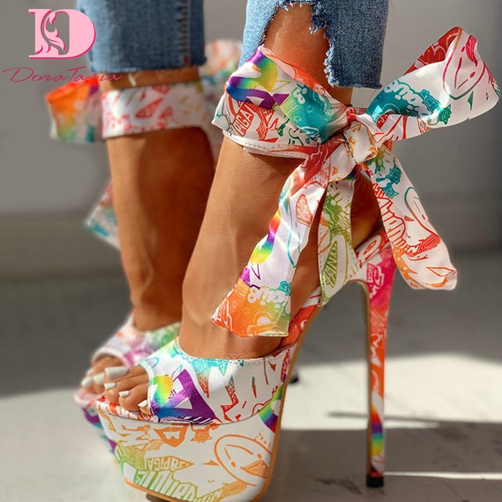 High Heels With Ankle-wraps