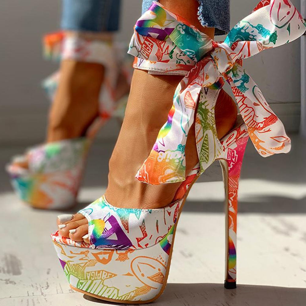 High Heels With Ankle-wraps