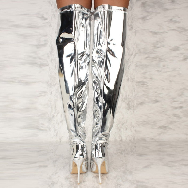 High Thin Heels Over The Knee Long Boots