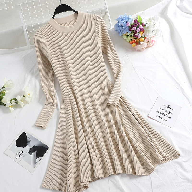 Long Sleeve Sweater Dress