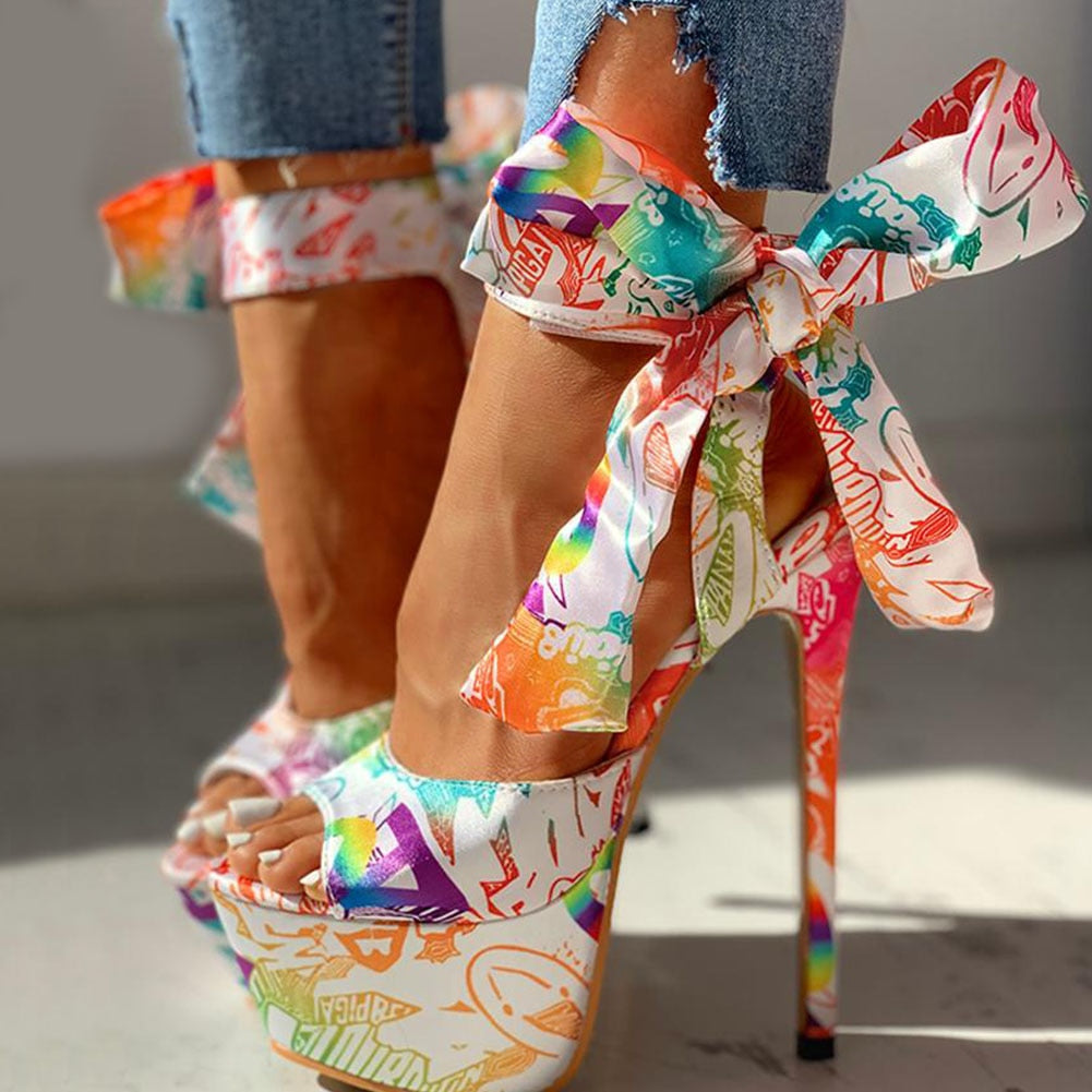 High Heels With Ankle-wraps