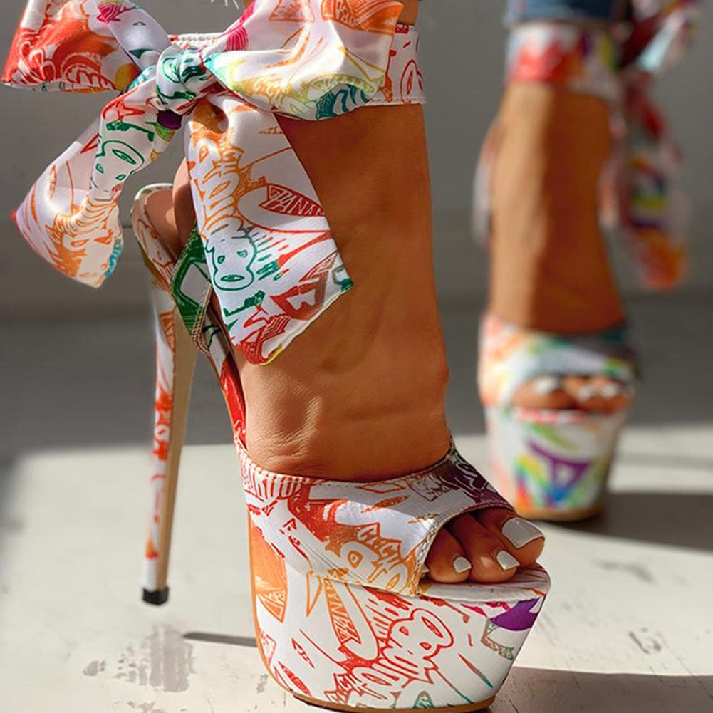 High Heels With Ankle-wraps