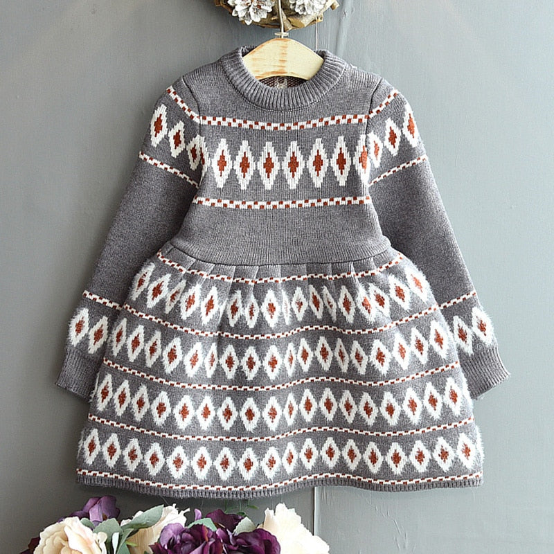 Baby Knitted Sweater Dress