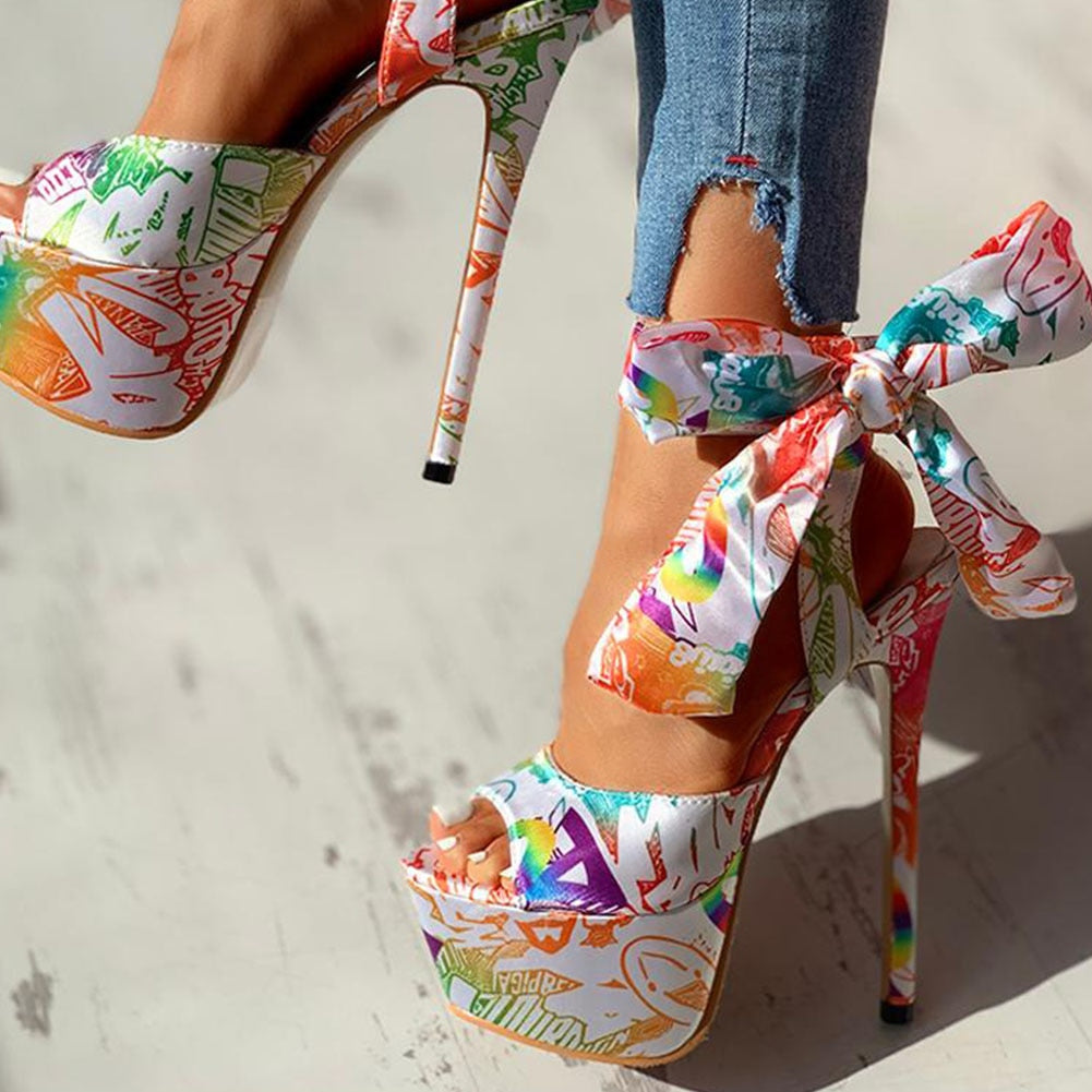 High Heels With Ankle-wraps