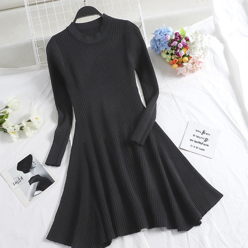 Long Sleeve Sweater Dress