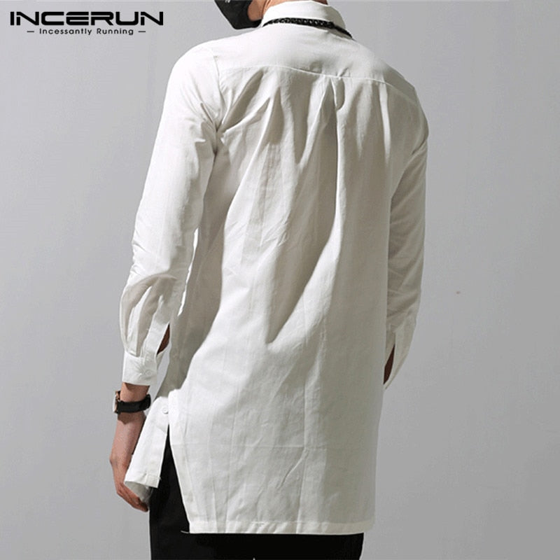 Lapel Button Long Sleeve Shirt