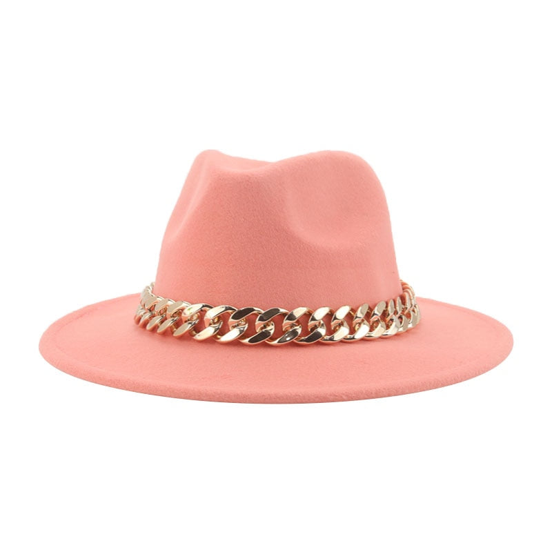 Fedora Hats for Women Men Wide Brim