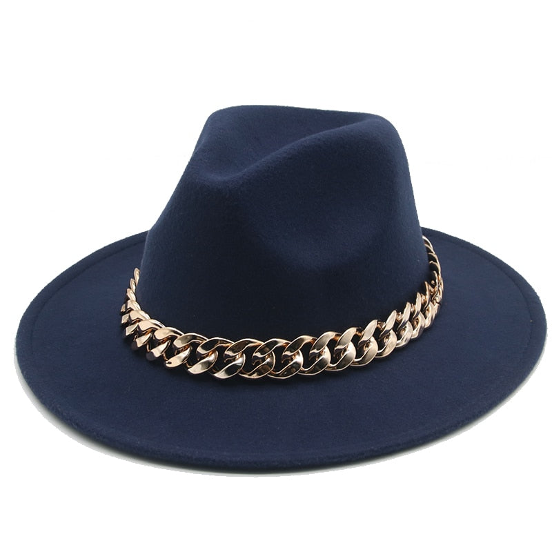 Fedora Hats for Women Men Wide Brim