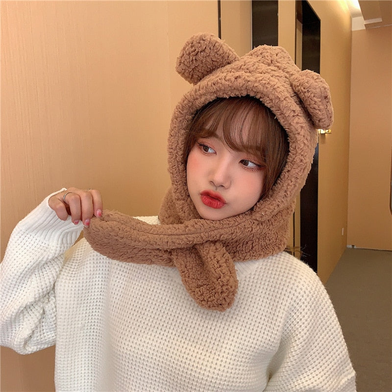 Bear Ear Beanie Hat