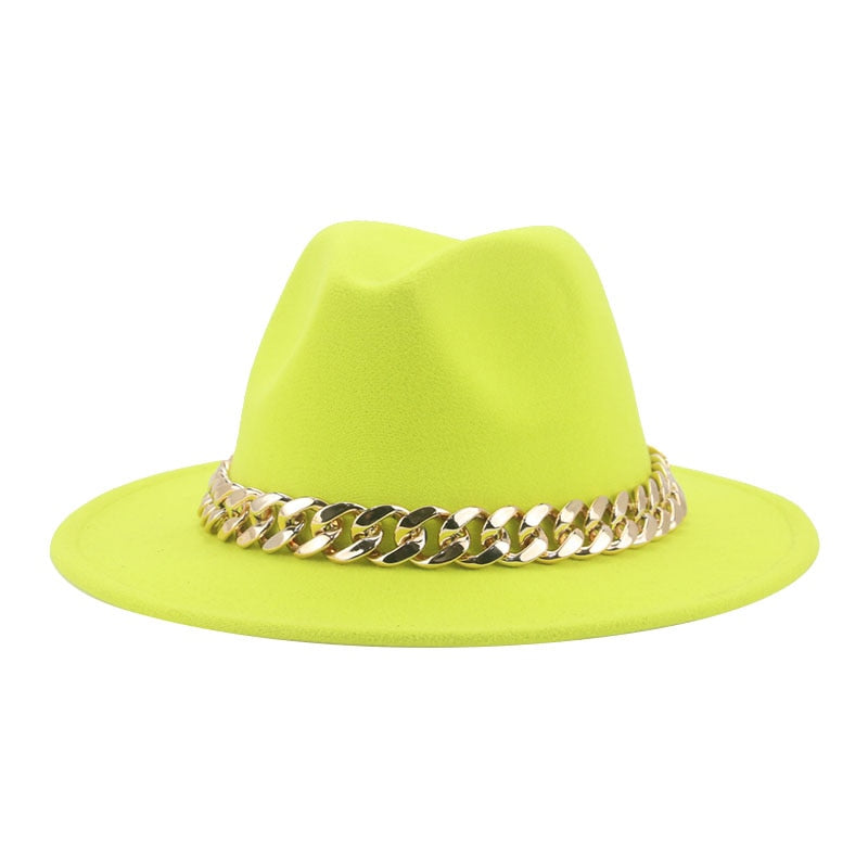 Fedora Hats for Women Men Wide Brim