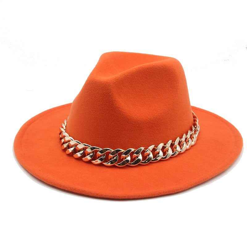 Fedora Hats for Women Men Wide Brim