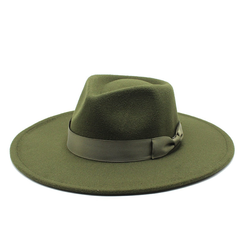 9.5cm brim fedora