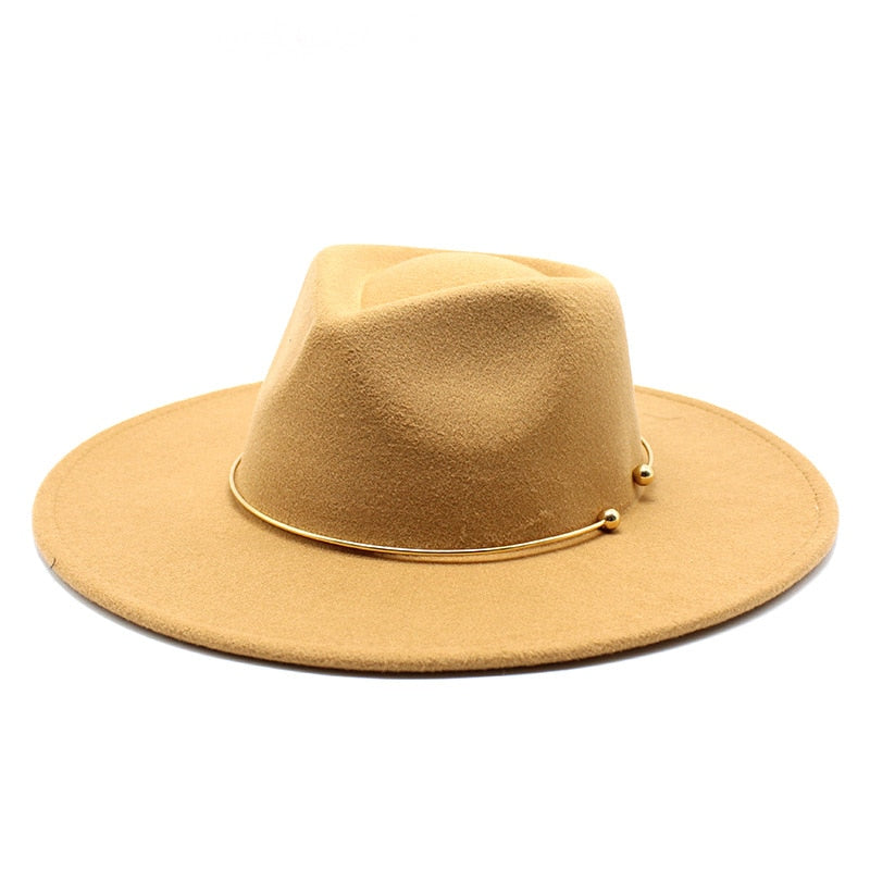 9.5cm brim fedora