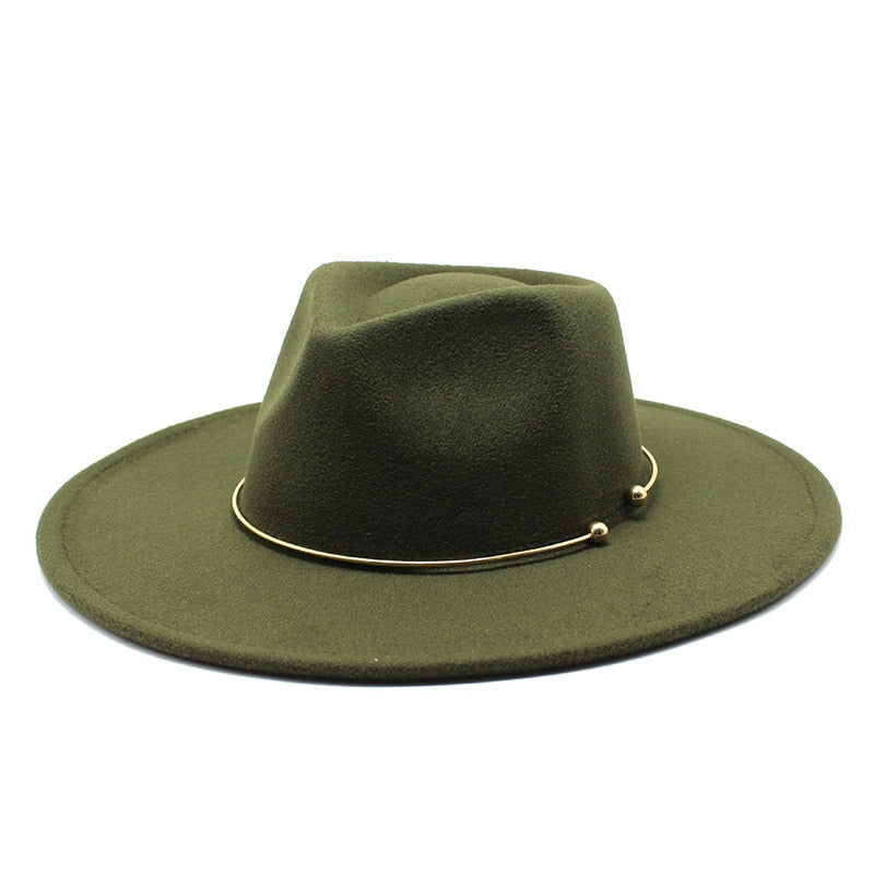 9.5cm brim fedora