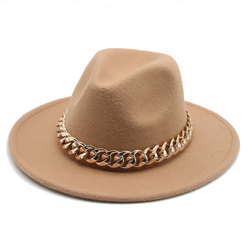 Fedora Hats for Women Men Wide Brim