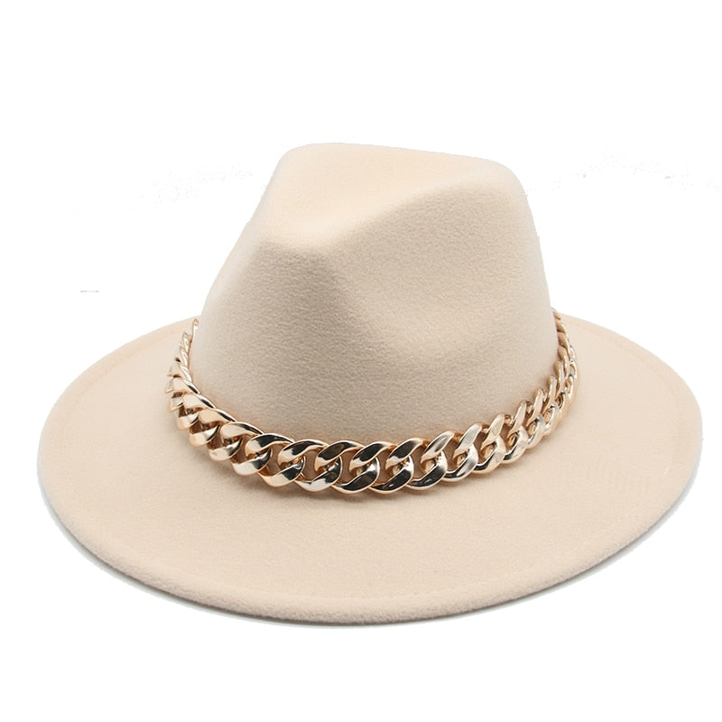 Fedora Hats for Women Men Wide Brim