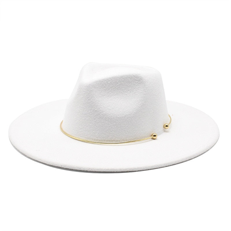 9.5cm brim fedora