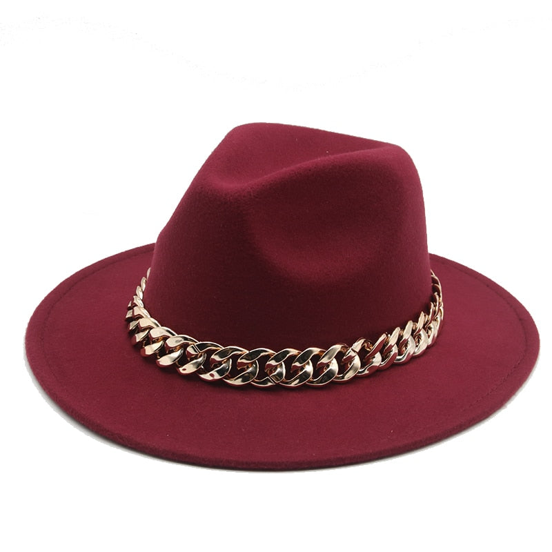 Fedora Hats for Women Men Wide Brim