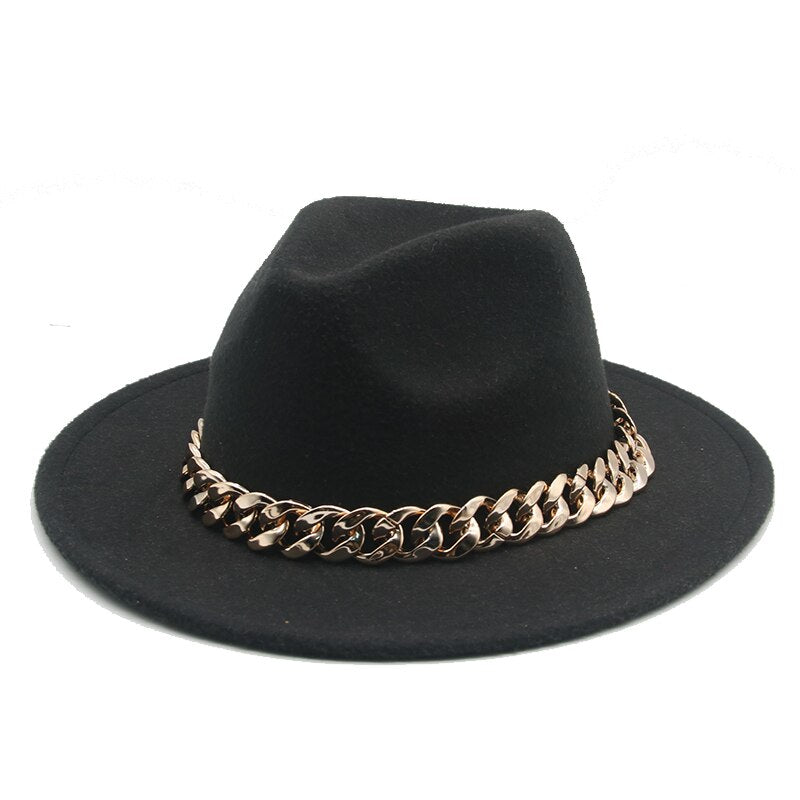 Fedora Hats for Women Men Wide Brim