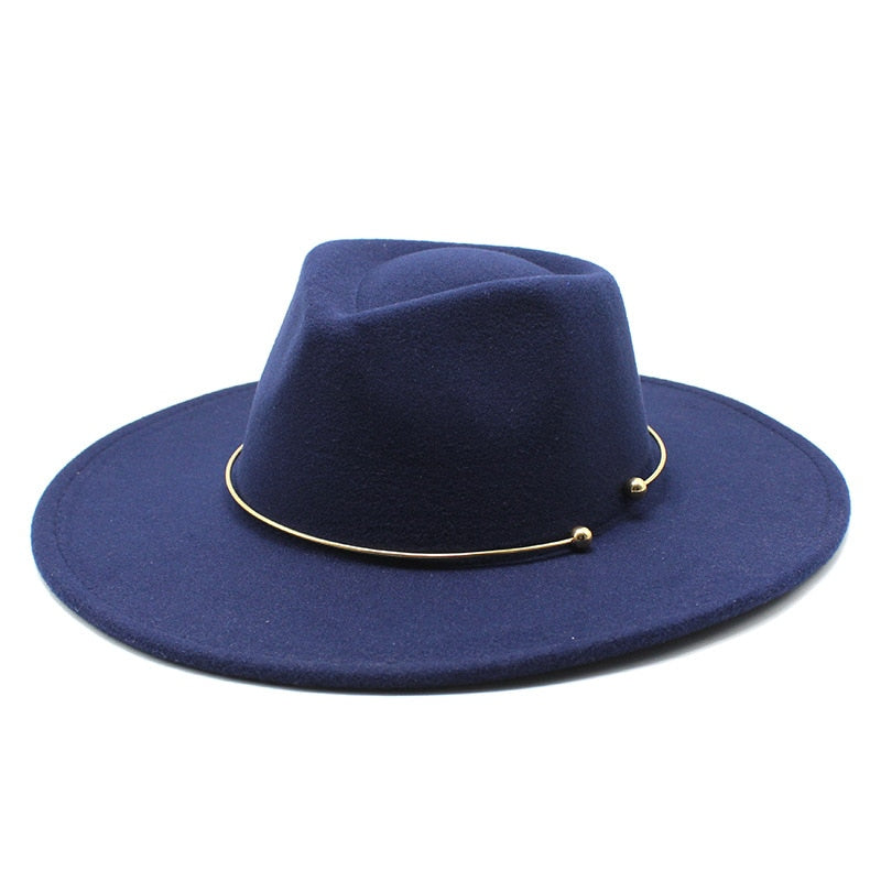 9.5cm brim fedora