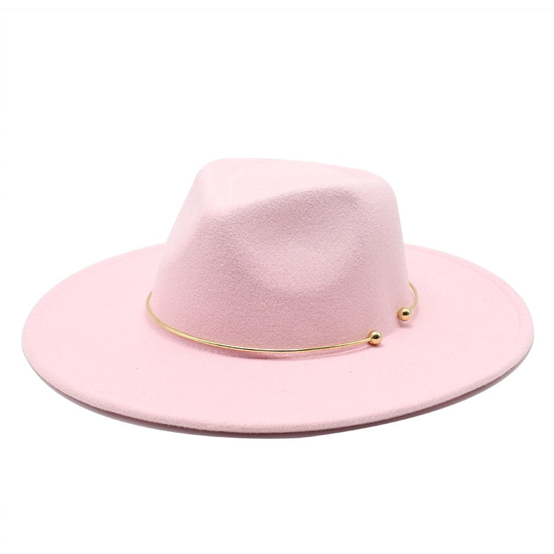 9.5cm brim fedora