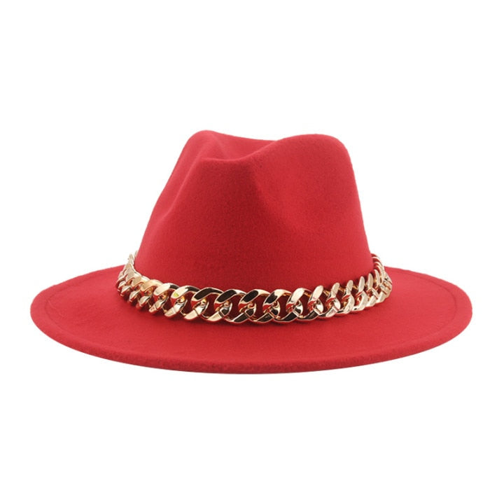 Fedora Hats for Women Men Wide Brim