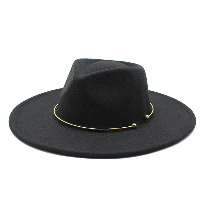 9.5cm brim fedora