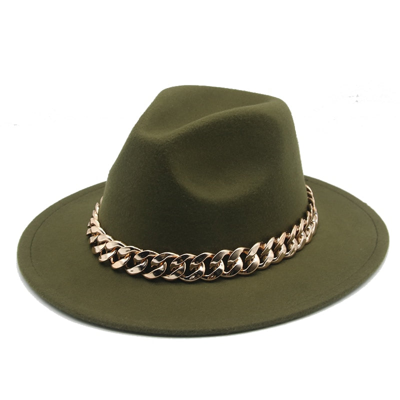 Fedora Hats for Women Men Wide Brim