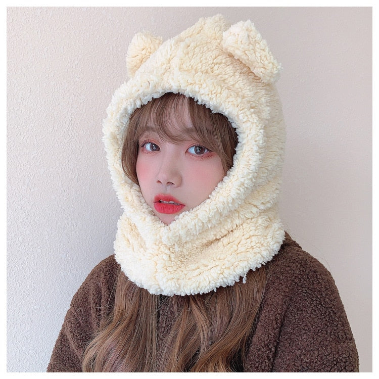 Bear Ear Beanie Hat