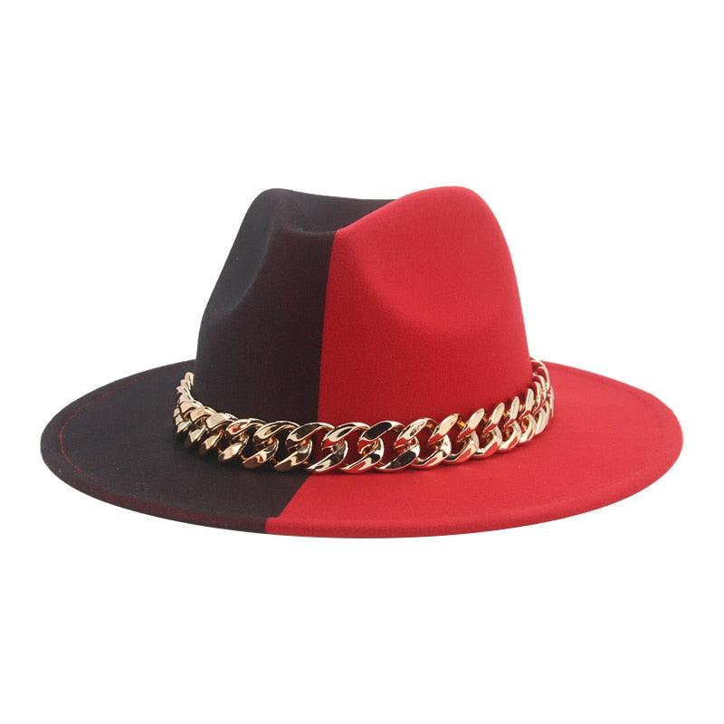 Fedora Hats for Women Men Wide Brim