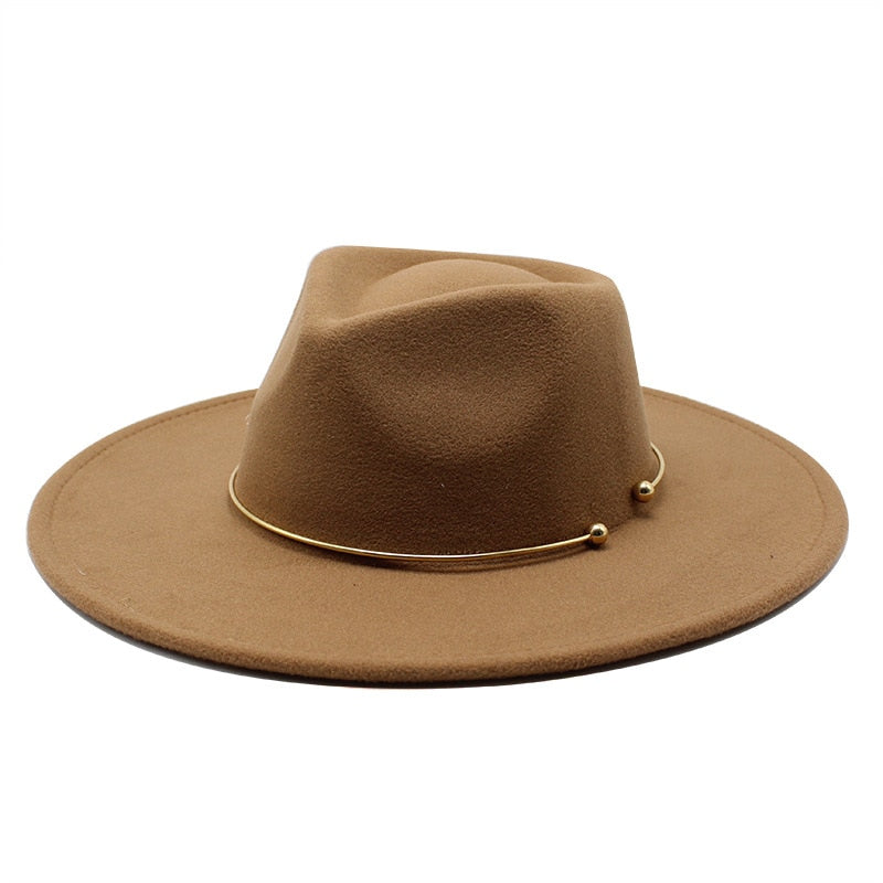 9.5cm brim fedora