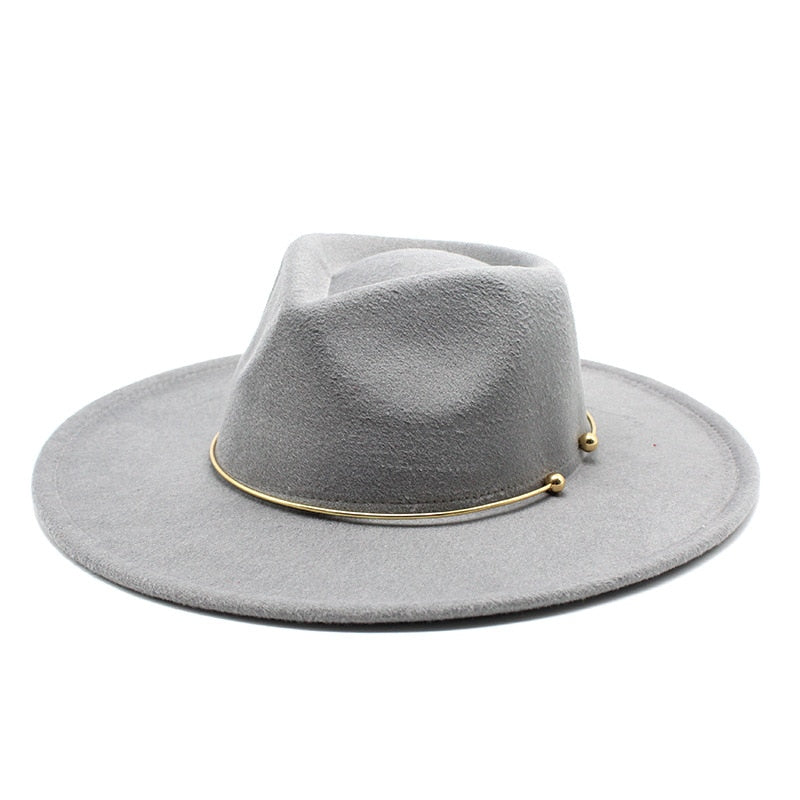 9.5cm brim fedora