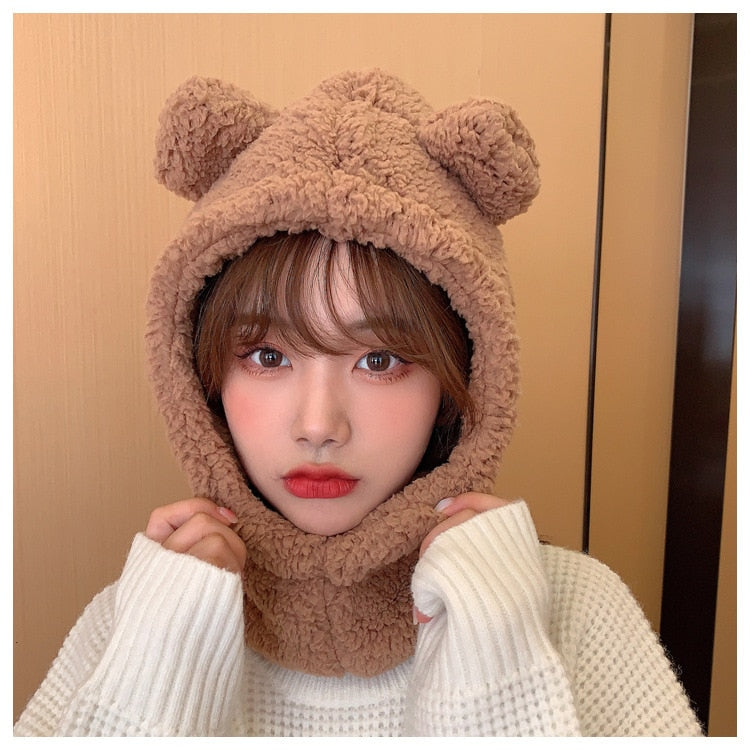 Bear Ear Beanie Hat