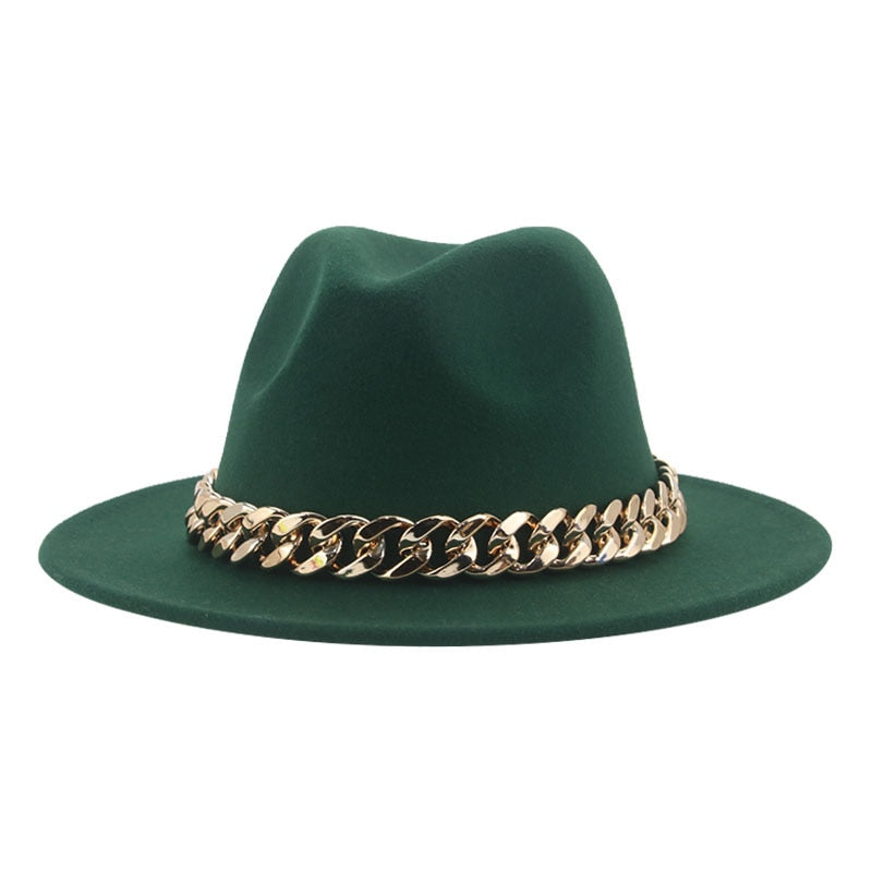 Fedora Hats for Women Men Wide Brim