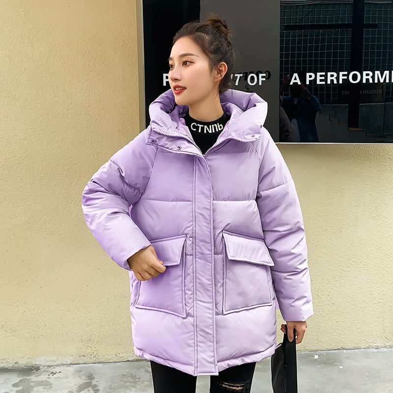 Thick Warm Medium Long Chic Jacket